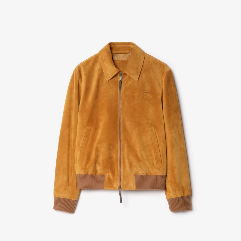 Suede Harrington Coat
