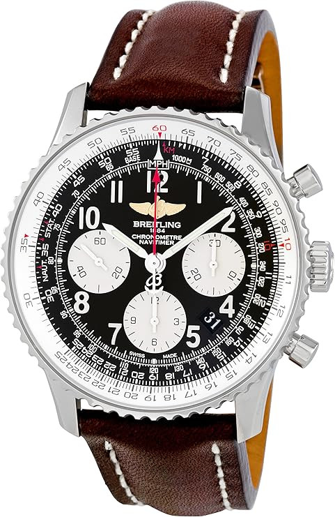 Breitling Men's AB012012/BB02BRLD Navitimer Black Dial Watch