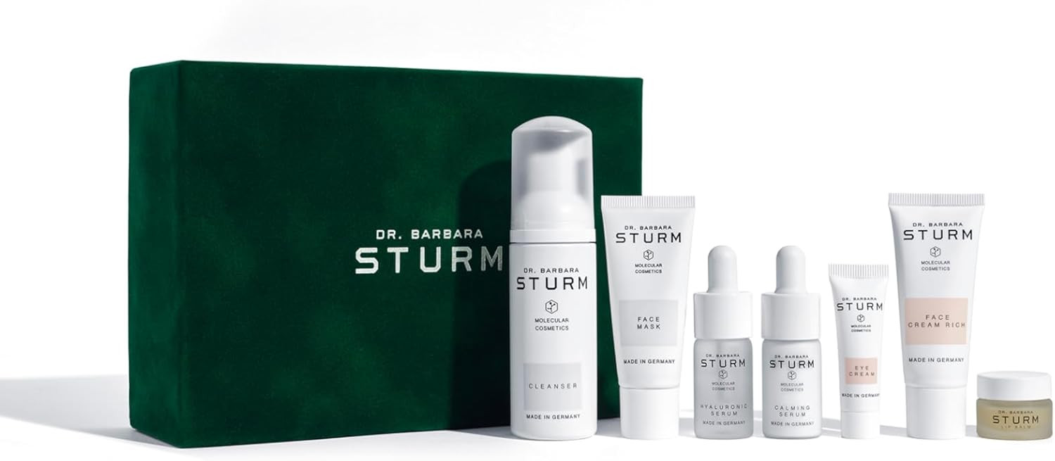 Dr. Barbara Stromb Winter Holiday Gift Set – A luxurious skincare set that moisturizes, fights aging, is perfect for travel, and creates radiant skin.
